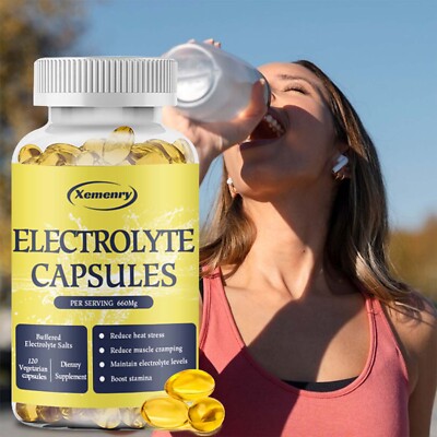 120pcs Electrolyte - Potassium, Magnesium - Muscle Health, Energy & Endurance