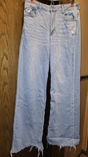 American Eagle Super High Rise Baggy Wide Leg Women's Stretch Jeans