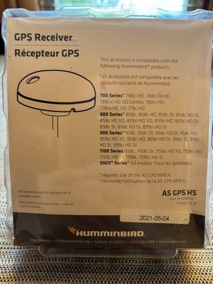 Humminbird AS GPS HS - External GPS Receiver w/ Heading Sensor (408400-1)