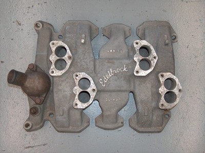 Vintage Oldsmobile Edelbrock 4x2 Four Deuce Intake Manifold OL-496 Rat Rod