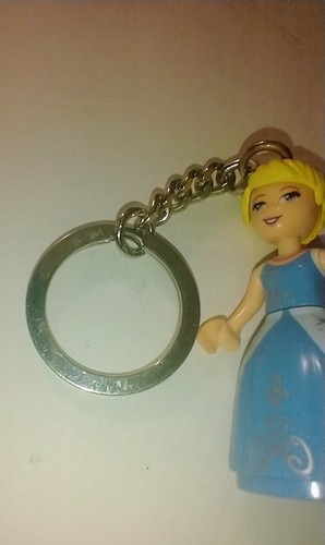 Lego Cinderella Disney Princess Key Chain Minifigure 853781 Used - Picture 8 of 8