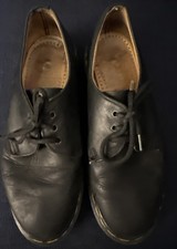 Dr Martens Vintage Women's Original Black Loafer Shoes Made in England Size 7.5