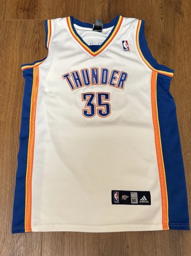 Oklahoma City Thunder Kevin Durant Adidas Jersey #35 Size Men’s Large NBA. Used