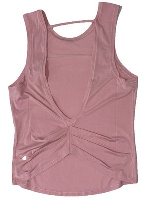 NWT LULULEMON SIZE 8 DEEP STRETCH TANK AUTHENTIC HIP LENGTH PINK HAZE 