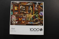 Curiosity Cabinet, Jeff Haynie Butterflies Cat, 1000 Piece Jigsaw Puzzle Buffalo