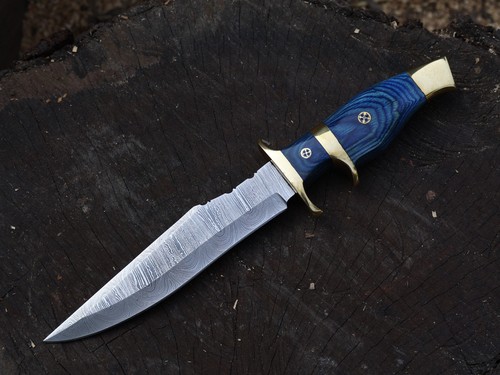 Custom Hand Made 12" Jagdmesser Damastklinge Bowiemesser mit Scheide _BL-3049 - Bild 10 von 21