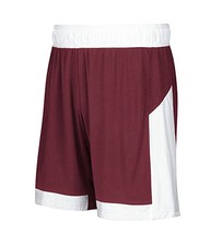Adidas Womens Commander 15 Basketball Athletic Workout Shorts, burgandywhite, XL