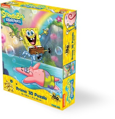 SpongeBob Squarepants and Patrick 150pc 18x12 in 3D Lenticular Puzzle [New Toy]