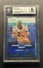 CLINTON PORTIS Auto 2003 Topps Finest Refractor Orange Ink Inscribed SP /199