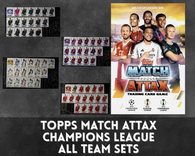 Topps Match Attax CL 25/26  Champions League 2025/2026 - Alle Team Sets