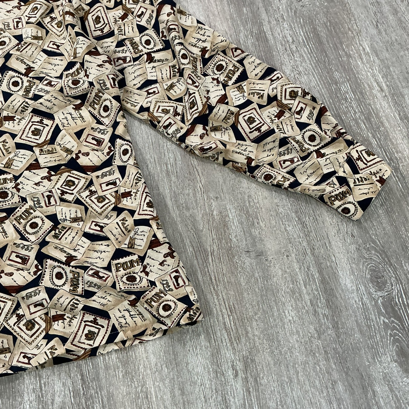 Vintage Women's Pendleton Pattern Long Sleeve Shi… - image 6