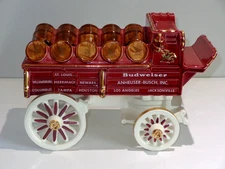Vintage Metlox Poppytrail Budweiser Beer Wagon