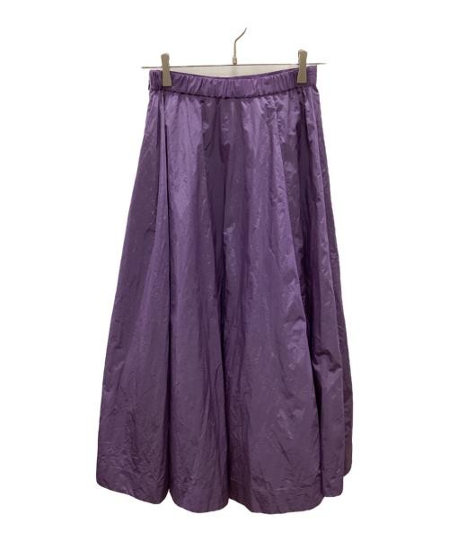 Ameri VOLUME LONG FLARE SKIRT M Nylon Violet Used… - image 2