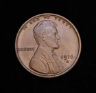 1916-D  Lincoln Wheat Cent   AU