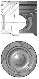 KOLBENSCHMIDT 40871600 Piston for GÜLYÜZ,LIAZ BUS,MAN,MARBUS,NEOPLAN,OPTARE,OT