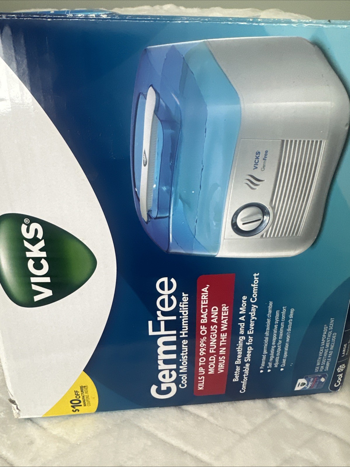 Vicks V3900 Germ Free Cool Mist Humidifier