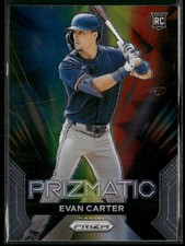 2024 Panini Prizm #16 Evan Carter Prizmatic