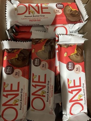 One Bar Peanut Butter Cup [ 50 Ct ] Protein Bars Lot Free Shipping!