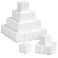36 PCS 5.1x5.1x5.1 cm Polystyrene Craft Foam Blocks For Modeling Sculptures