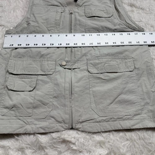 Magellans Travel Vest Men XS Beige Full Zip Pockets Outdoor Hiking Fishing S2 image 4