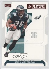 2006 Playoff NFL Playoffs NFL Playoffs Red Brian Westbrook #70 0c4