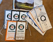 U.S Open PGA 1993 Memorabilia Tickets Parking Passes Playoff Tickets Collectible