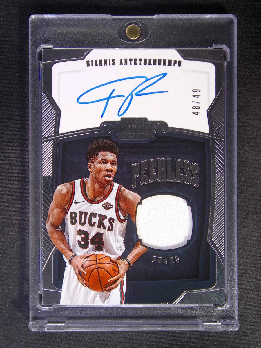 Giannis Antetokounmpo Serial Numbered Basketball Sports Trading