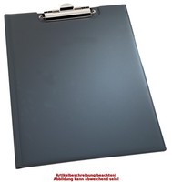 Durable Klemmbrett-Mappe, Din A5, Schwarz, Aus Weichfolie