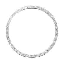 1 Set Durable Silver Alloy Watch Bezel Ring for Watch Use Stylish Accessories