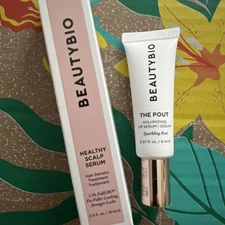 Beauty Bio The Pout In Sparkling Rose And Healthy Scalp Serum! Both!