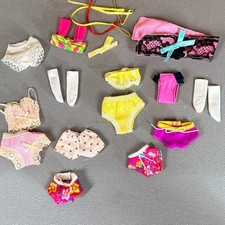 Vintage Barbie Lingerie Swimwear Clothing Lot Panties Bras Socks Bikini 90s
