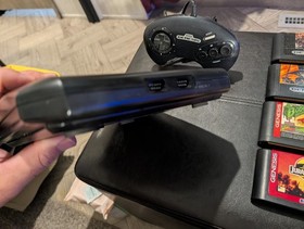 SEGA Genesis MK-1631 MEGA Bundle Lot w/ 15 Games! Contra And Streets Of Rage 2! 