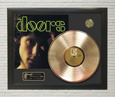 Jim Morrison Electra Gold or Platinum Framed Record Display