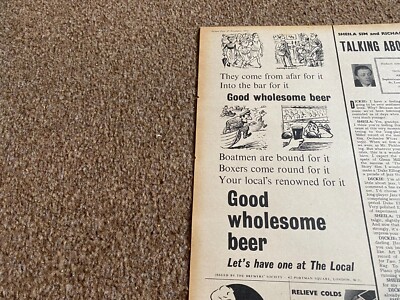 PPOBK2 ADVERT 10X5 GOOD WHOLESOME BEER. THE BEER SOCIETY