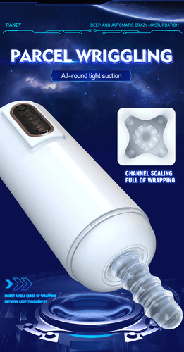 Lubricantes para tazas manos libres automático masturbador masculino telescópico succión Stroker - Imagen 11 de 14