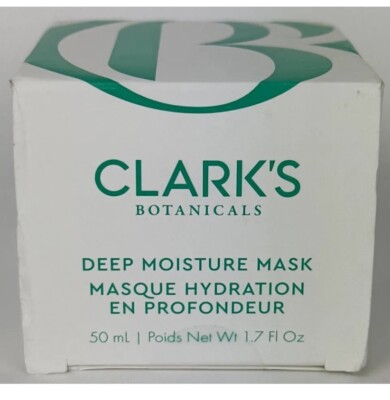 CLARK'S Botanicals Deep Moisture Mask & Moisturizer 1.7 oz  Sealed