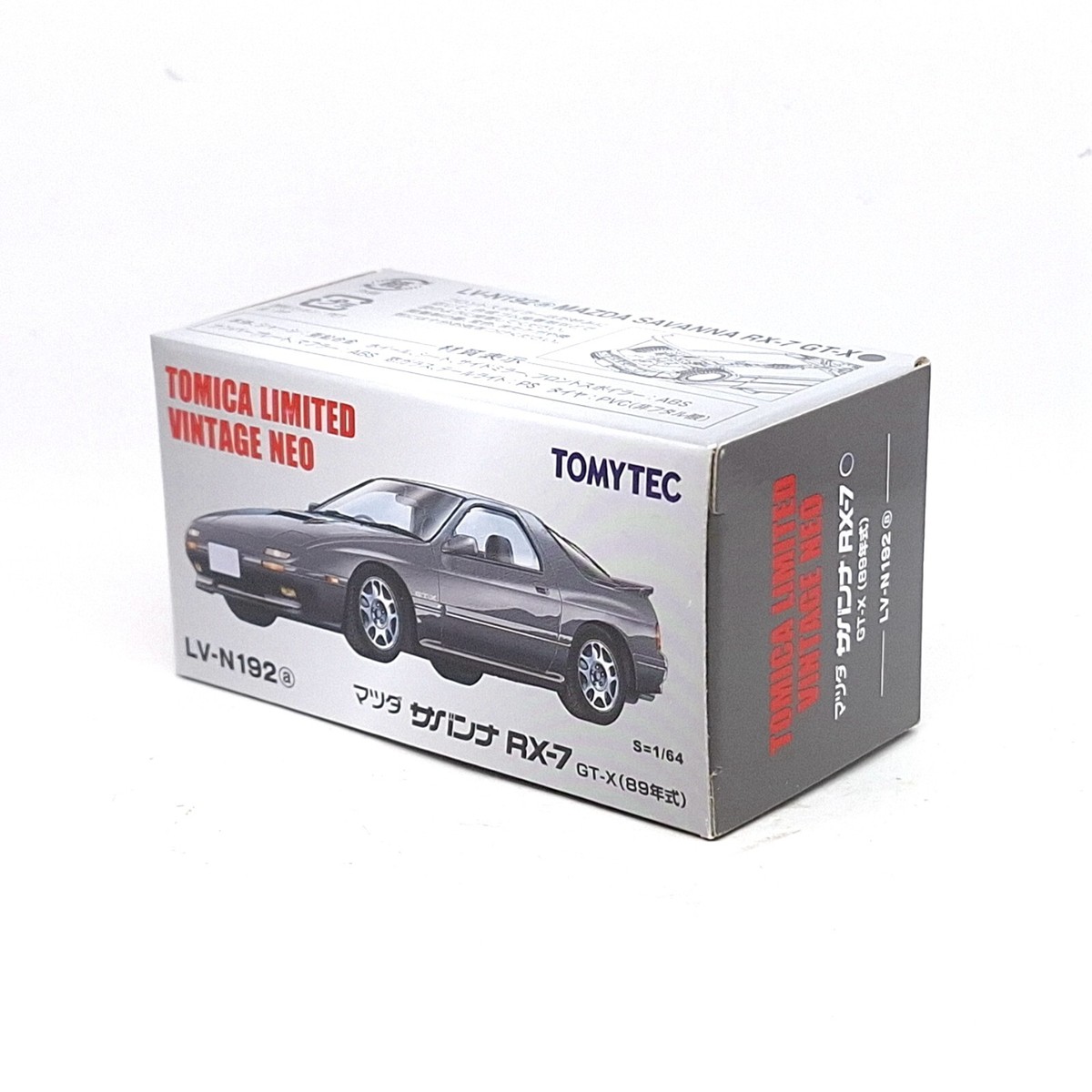 Tomica Limited Vintage LV-N192a MAZDA SAVANNA RX-7 GT-X 89 1/64