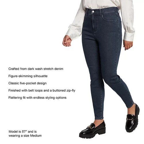 Express Women's Skinny Jeans Size 12 Dark Wash - 第 4/7 張圖片