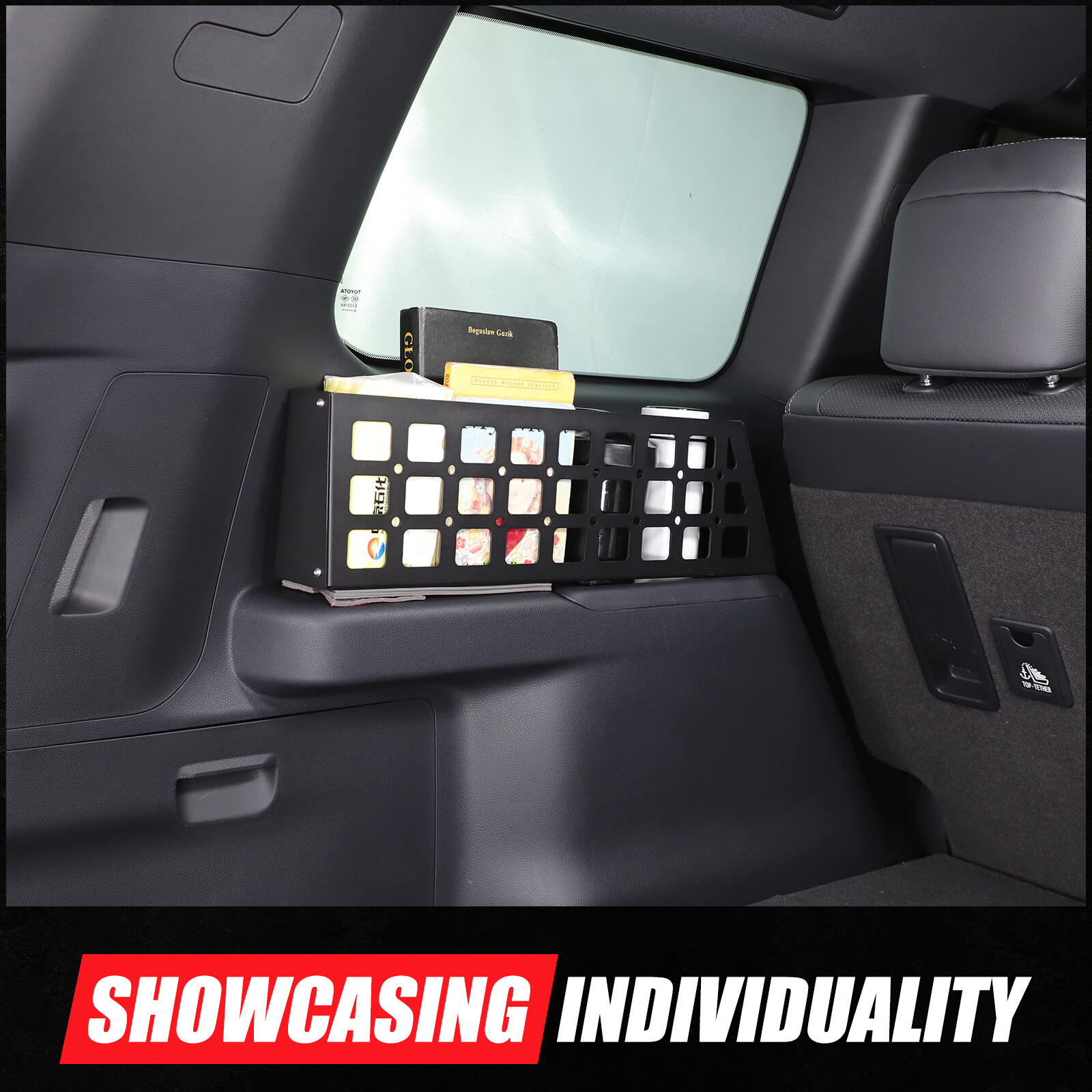 Trunk Organizer Storage Bin Molle Panel Fits Toyota LC250 Land Cruiser 2024 2025