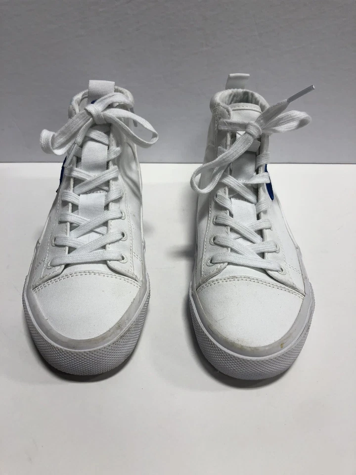 Champion, Zapatilla Deportiva de Lona Alta Blanca, Juvenil Niño Talla 4.5 M Foto 3 de 4