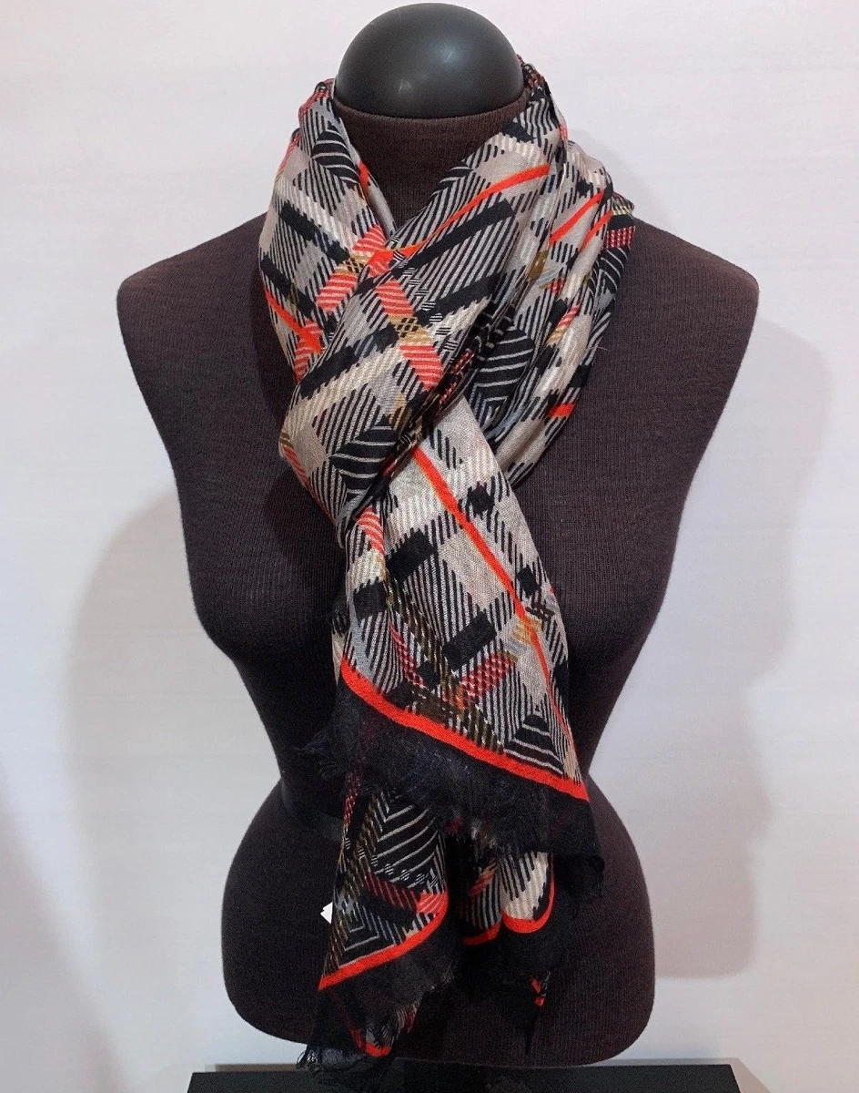 Vera Bradley Women SOFIA PLAID Soft Fringe Scarf