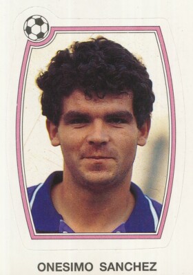 164 ONESIMO SANCHEZ ? ESPANA REAL VALLADOLID STICKER PANINI FUTBOL 92-93
