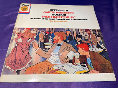 Jacques Offenbach - Gaite Parisienne - Sir Georg Solti - Vinyl Record LP Album