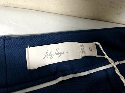 ON SALE! $50 NEW Lady Hagen Women's Golf Core Short, Navy, Size 0 - Picture 5 of 6