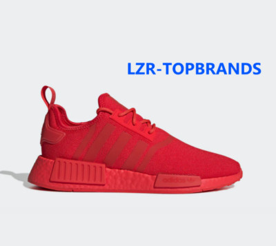 Adidas NMD_R1 PRIMEBLUE Originals Triple Rot Herrenschuhe EU-44