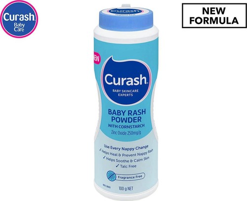 Curash Baby Rash Powder w/ Cornstarch 100g+*Anti-Rash Protective ...