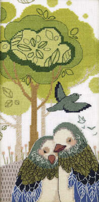Crystal Art Counted cross stitch kit BT-233C Loving hugs