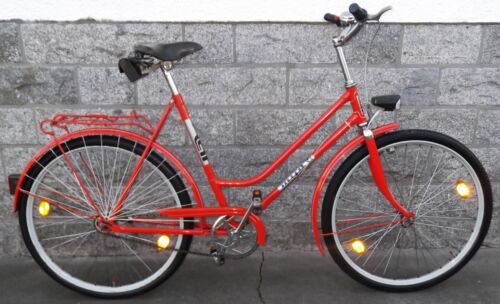 DDR Fahrrad Paar Mifa 26 Zoll Damenrad Herrenrad rot Flammenrot 70er 80er NOS ! - Bild 14 von 23
