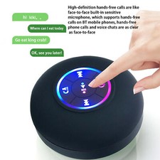 Wireless Shower Speaker Waterproof 5.0 Bluetooth Speaker with Suction