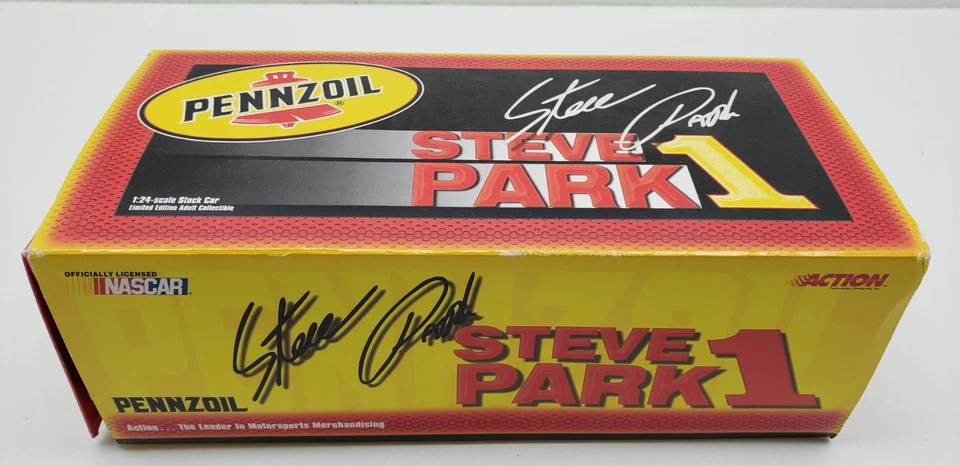 Action Nascar Steve Park #1 Pennzoil Banco Modelo Coche 1999 Monte Carlo Edición Limitada Foto 2 de 2
